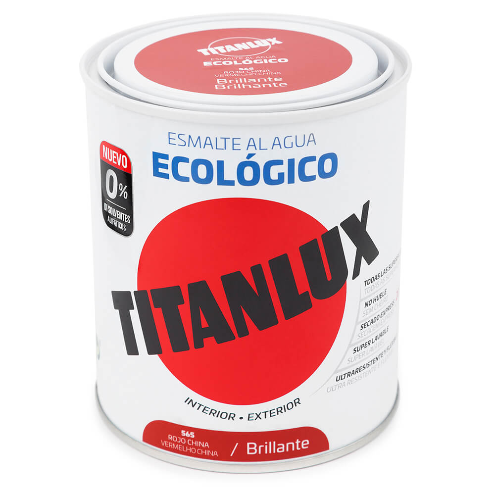TITANLUX ESMALTE ECO BRILLO GRIS PERLA 750ML