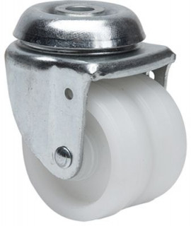 2-0040 RUEDA POLIAMIX BLANCO GIRATORIA 50
