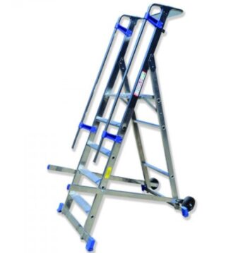 GAYNER ESCALERA ALMACENAJE PLEGABLE 4 PELD. ALUM.