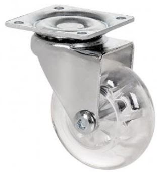1-0659 RUEDA GIRATORIA 10BD T50 CROM.POLIU.TRANS