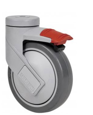 2-4640 RUEDA GIRATORIA 21HCFD125CP-PGAISB M12 GRIS